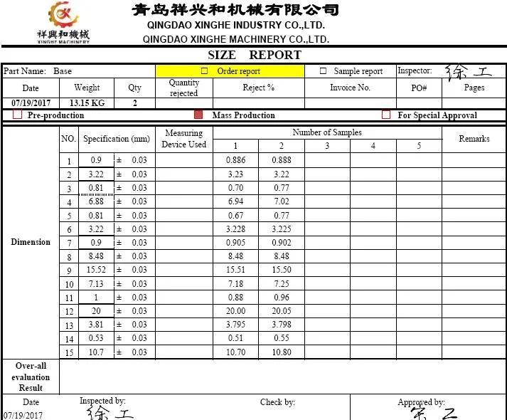 Customized Stainless Steel Precision Casting Lost Wax Casting SS304 Investment Casting