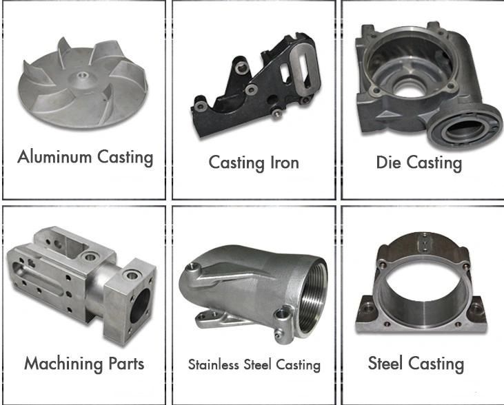 Auto Engine Metal Carbon Steel Casting for Cylinder Rod Head