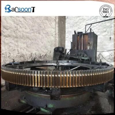 Casting Steel Rotary Kiln Tooth Gear with Precision Machining