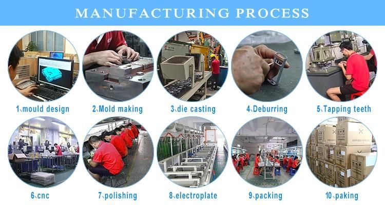 OEM Precision Baking Paint Process Zinc Alloy Metal Casting Parts Electronic Product