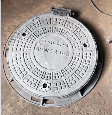 China D400 Test Load Square Frame Two Semi-Circle Manhole Covers