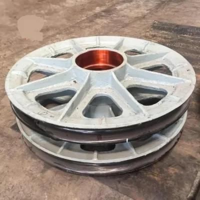 Foundry Cast Steel Industrial Flywheel/Sand Casting Flywheel