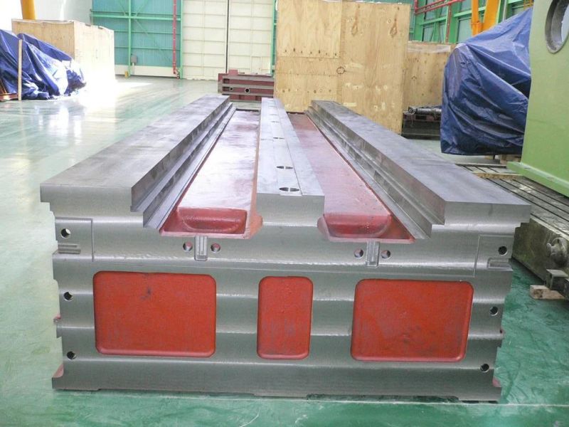 Manufacturer OEM High Precision Investment Sand Casting Large Scale Machine Tool Base, Machine Bed Frame, Machine Lathe with Machining