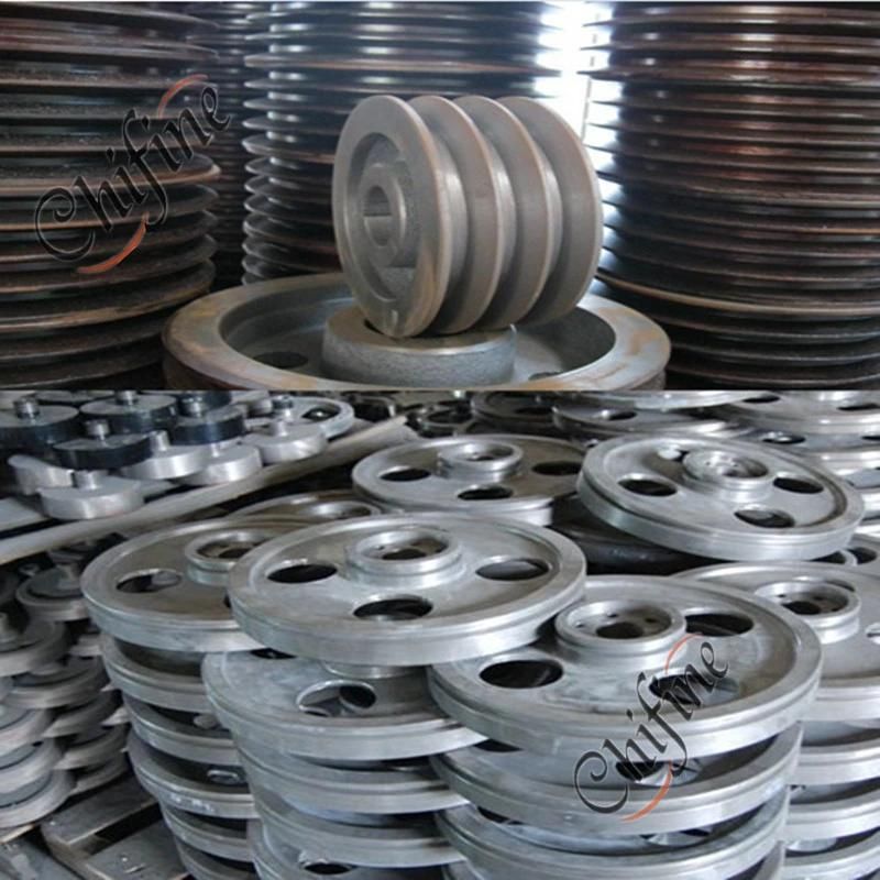 Air Compressor Cast Iron Belt Pulley with Sand Cast