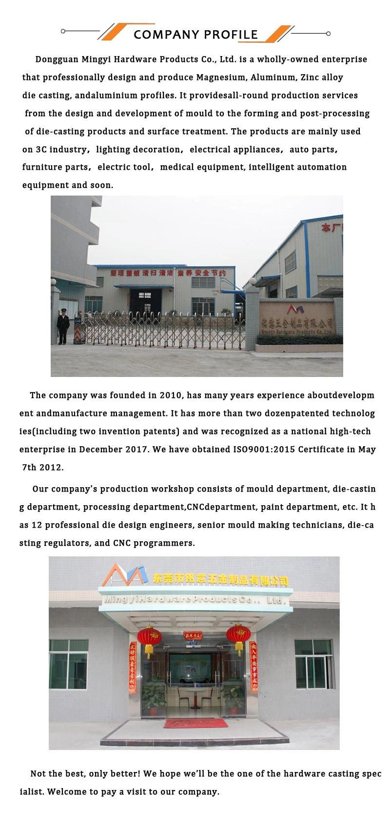 Hot Sales Die Casting Aluminum Alloy Product Made in Chinese Factory