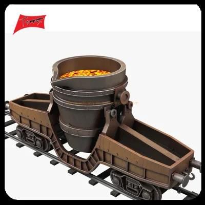 Hot Sale Molten Iron Transfer Equipment Sliding Hot Metal Ladle