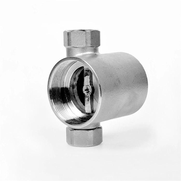 Lost Wax Casting Sanitary Stainless Steel Reducer Female Threaded Tee Pipe Fittings