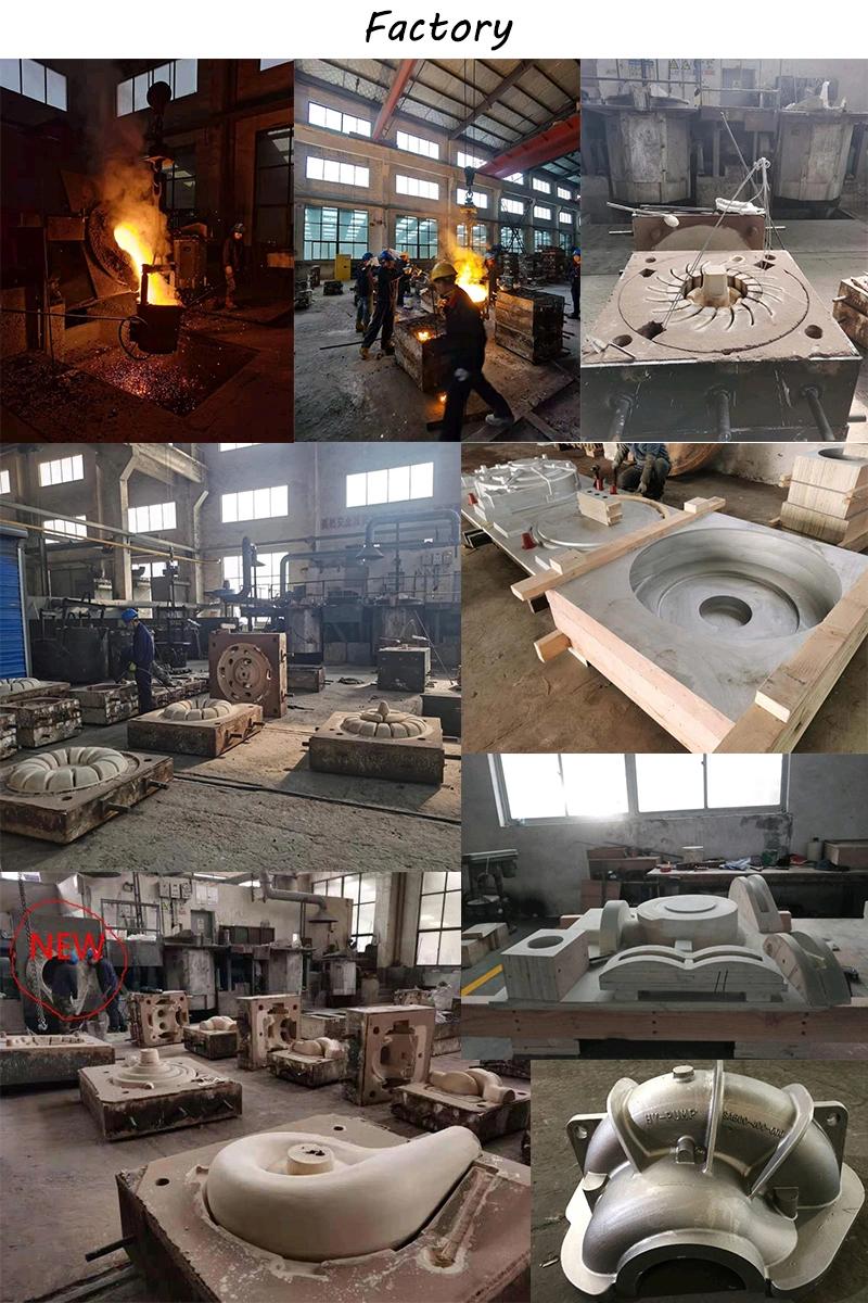 Foundry Cast Steel Sand Casting Pump Parts Pump Housing Pump
