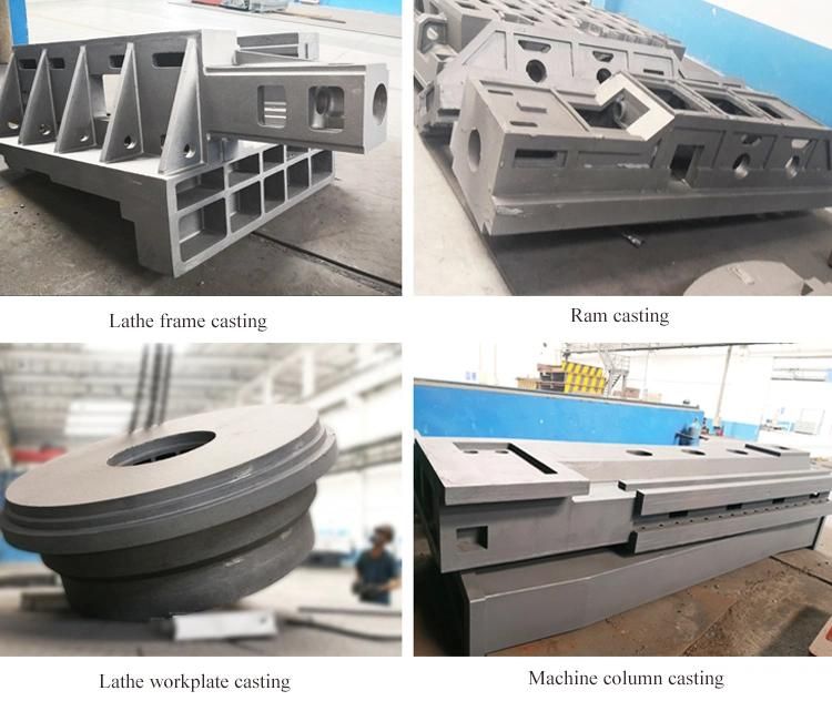 Machining of The CNC Lathe Cast Iron Bed, Header, and Cross-Piece of a Machining Casting Center