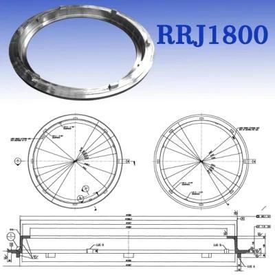 RRJ 1800mm RCC Precast Vertical Concrete Pipe Mould Pallet