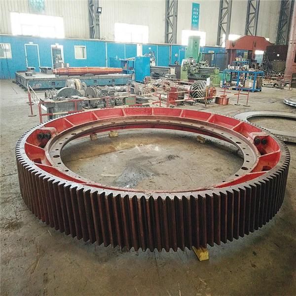 Large Casting Parts Cement Ball Mills Gear Ring with 15m Diameter
