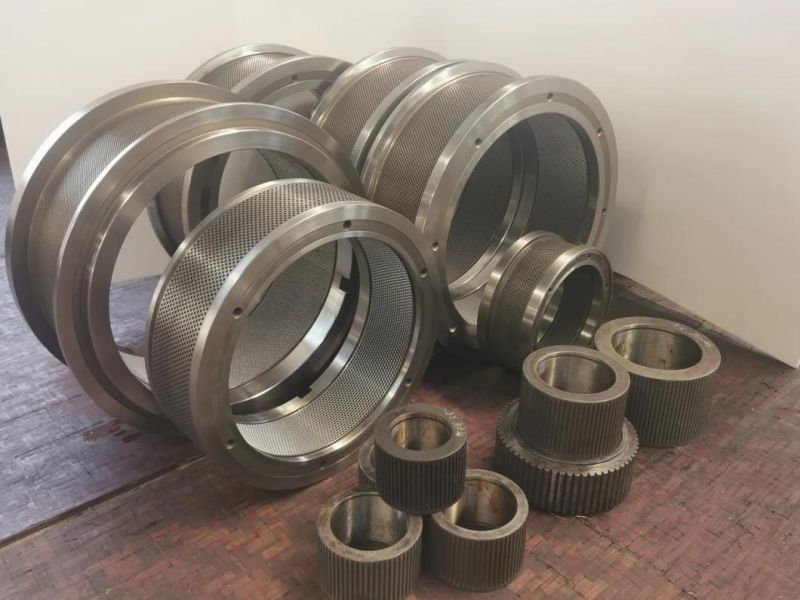 Pellet Mill Spare Part Ring Dies Customized Alloy Steel Matrix
