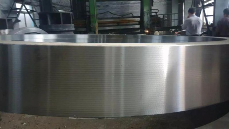 CNC Lathe Machining Casting Steel Large Size Customized Tyres Rotary Kiln