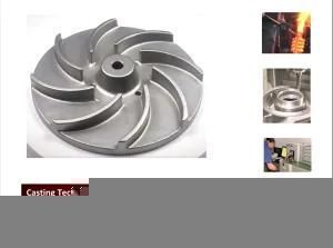Quality Alloy Steel Pump Impeller Precision Investment Casting / Wax Lost Casting Parts