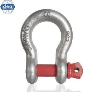 G209 Us Type Anchor Shackle with Red Pin 1/4