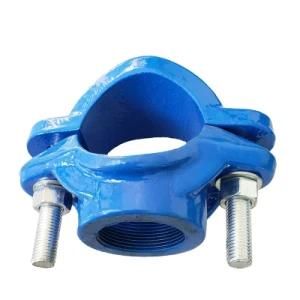 OEM Casting Iron Saddle Clamp for HDPE PVC PE Pipe