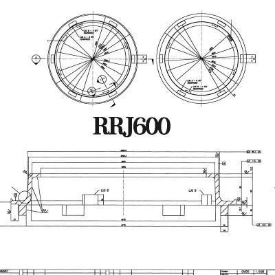 600mm Rubber Ring Joint Concrete Pipe Mould Bottom Pallet