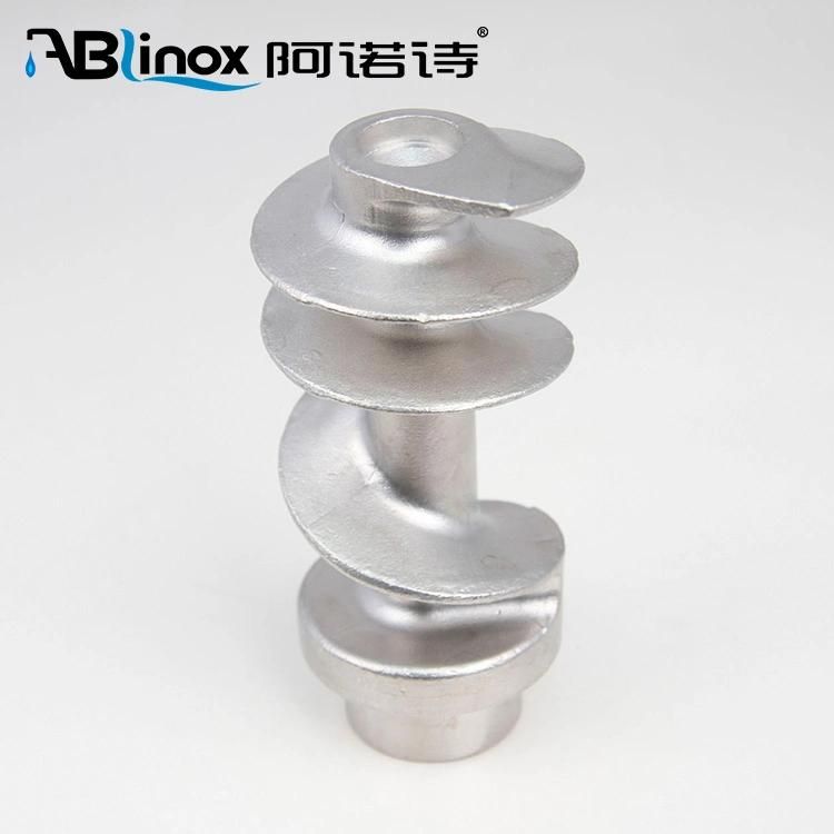 Stainless Steel 304 Precision CNC Casting Meat Mincer Feedscrew
