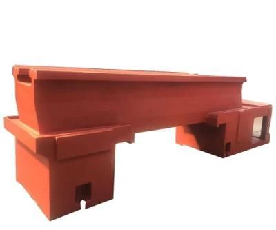 Large Resin Sand Iron Casting of CNC Milling Machine Tool Base/Bed