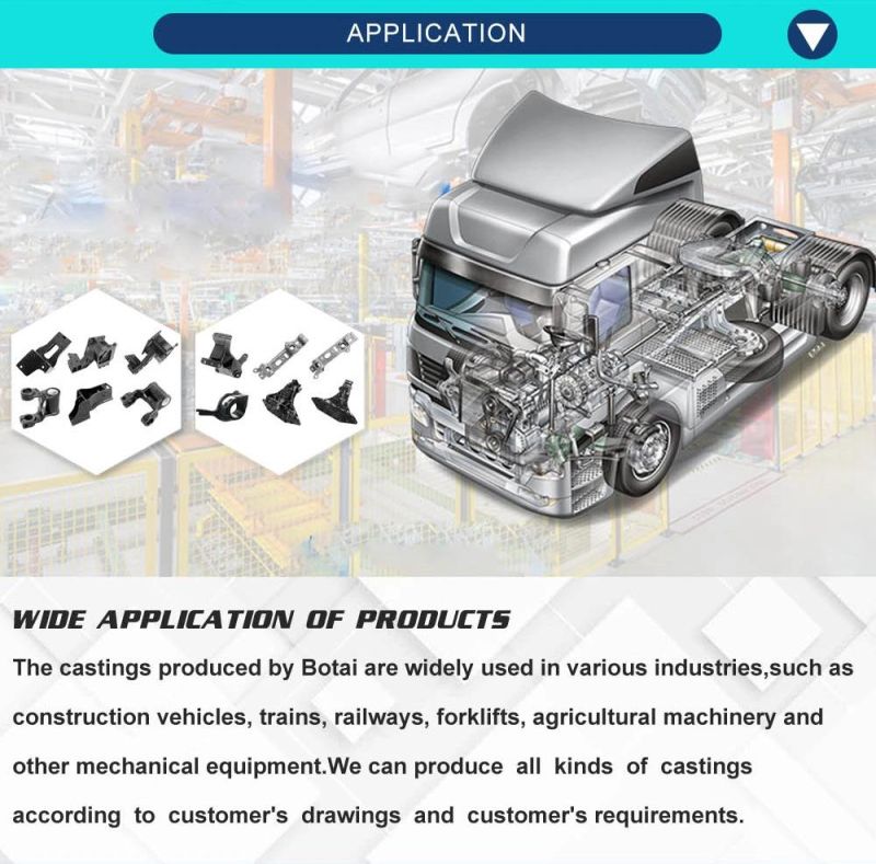 Ductile Iron Heavy Truck Spare Parts Various Types of Truck Parts