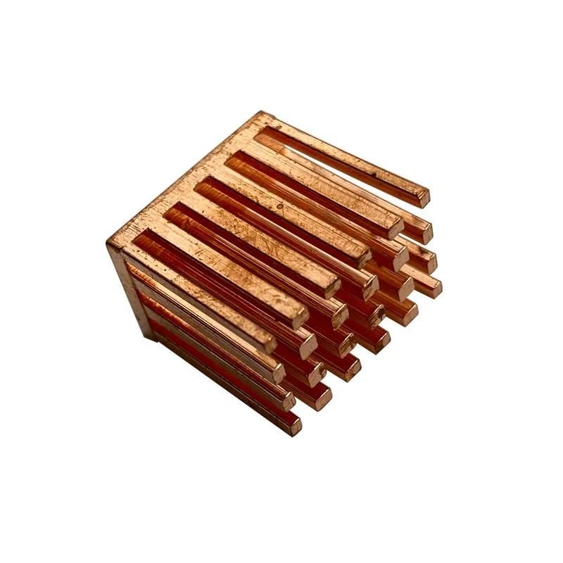 New Product OEM/ODM Pin Fin Copper Cold Forging Small Heatsink