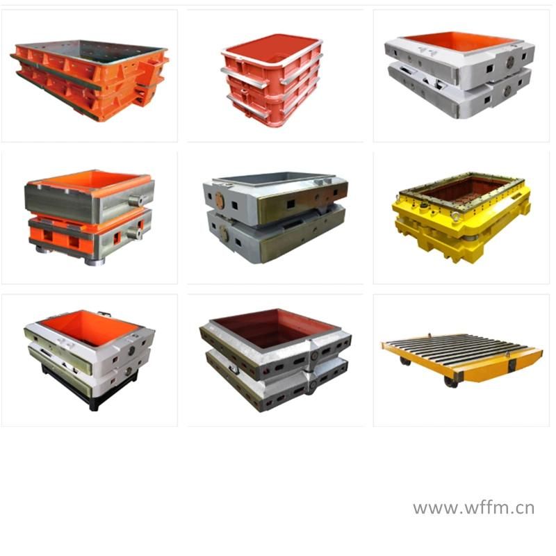 Cast Iron Pallet Trolley for Sand Castings Automatic Moulding Line