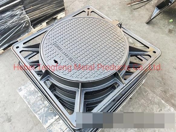 En124 D400 Lockable Triangular Ductile Cast Iron Manhole Covers (1380X850mm)