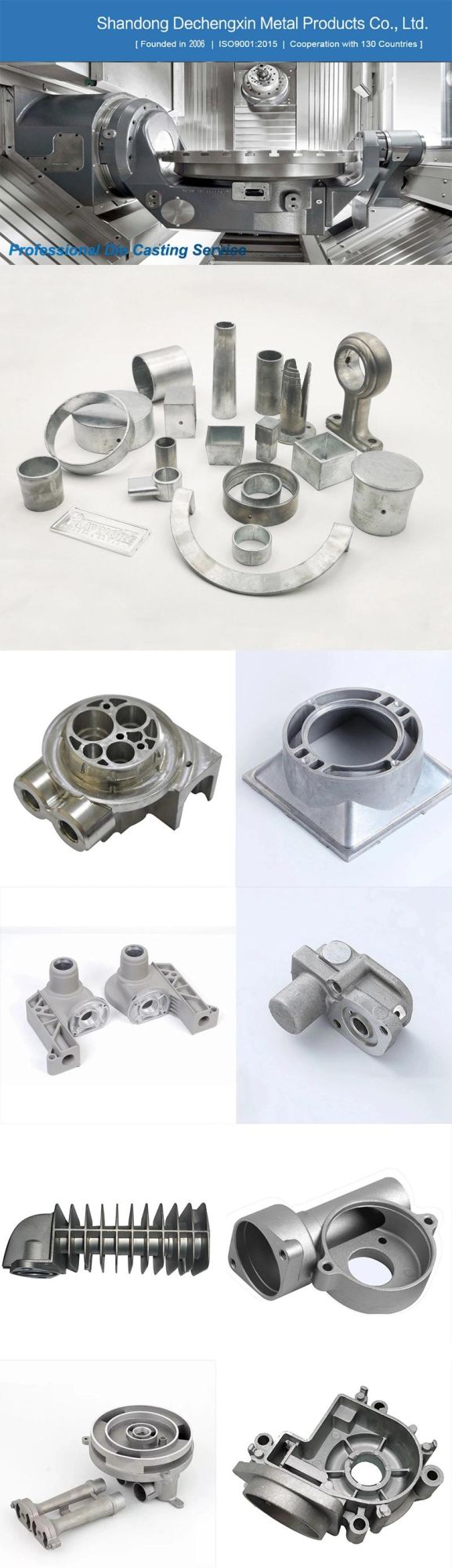 Customized Top Grade Motor Accessories Aluminum Alloy Parts Die Casting Product
