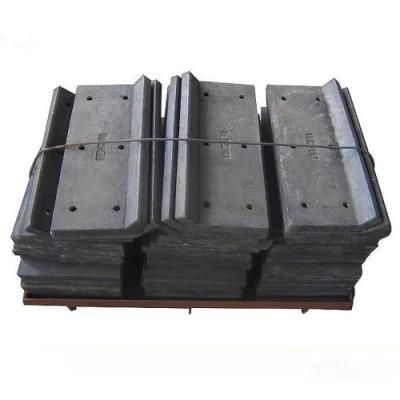 High Cr Cast Iron Chute Liners Hbw600 Xcr20mo2cu Wear Parts