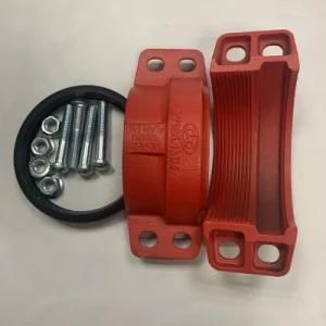 ASTM A536/Qt450-10 Ductile Iron Grooved Clamp HDPE 997 Style