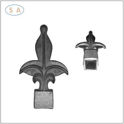 Decorative Fence Wrought Iron Sand Casting Parts/Spearhead/Fence Head