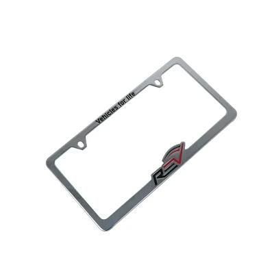 Surface Plating Zinc Die Casting Car Licence Plate Frame