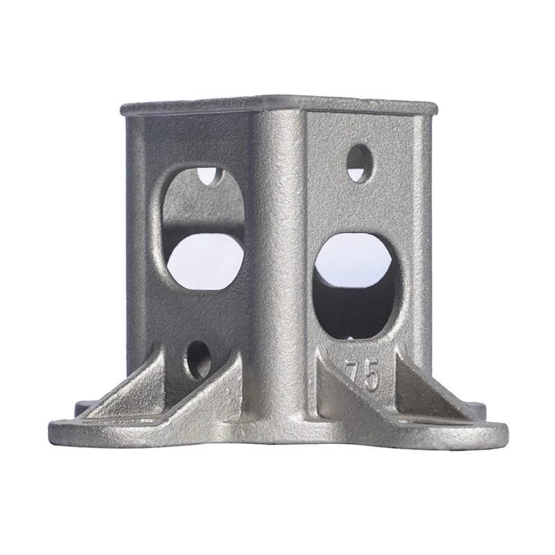 Customized Stainless Steel Square Pipe Fittings Lost Wax Casting Marine Hardware Parts