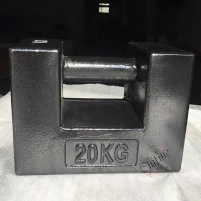 Cast Iron 20kg Crane Weight Test Weight for Elevator Weight