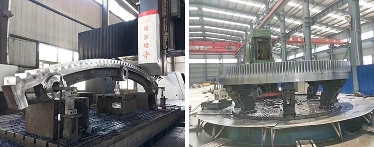 Large Cast Steel Girth Gear Ring for Ball Mill or Rotary Kiln