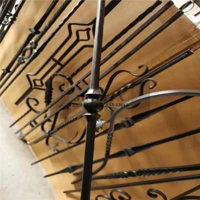 Fence Parts Decoration Wrought Iron Forged Steel Picket Cast Iron Forging Picket