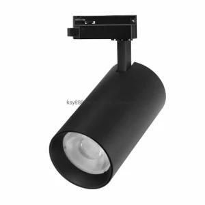 OEM High Quality LED Tracking Lamp Holder 2 Wires LED Spotlight Frame Fixture White Black ...