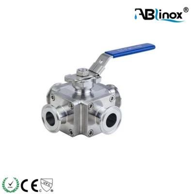 OEM Customized Guangdong Duplex Stainless Steel Casting 3/4way Ball Valve