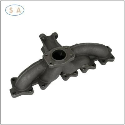 Complex Castings Exhaust Elbow Support Bracket for Construction Machinery Exhaust System