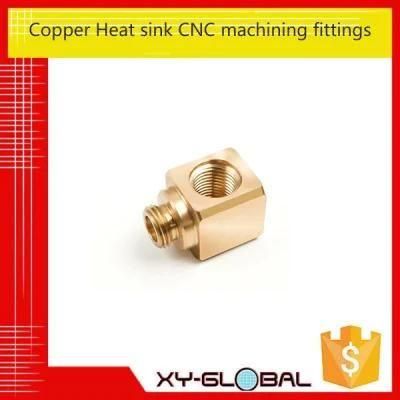 Copper Heat Sink CNC Machining Fittings