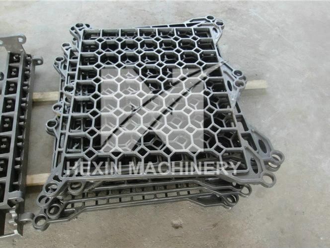 Cast Roller Hearth Trays Assembled with Roller Rails and Rollers for Heat Treatment Furnace Made by Lost Wax Casting Hx61009