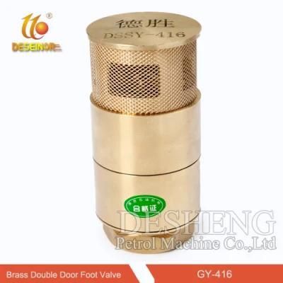 Brass Double Door Foot Valve