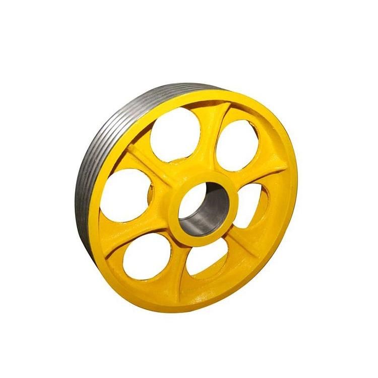 Densen Customized Elevator Accessories, OEM High Quality Ductile Cast Iron Castings Component, Elevator Door Eccentric Wheel