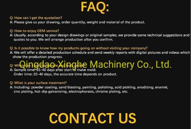 OEM Casting Products Lost Wax for Machinery Accessories with Polishing