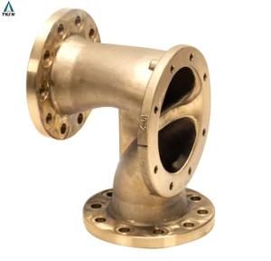 Angle Flange Diaphragm Valve Body Gravity Casting Process