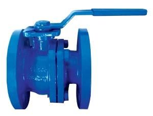 Foundry Supply Ductile Iron Flow Control Valve Casting with PE Coating