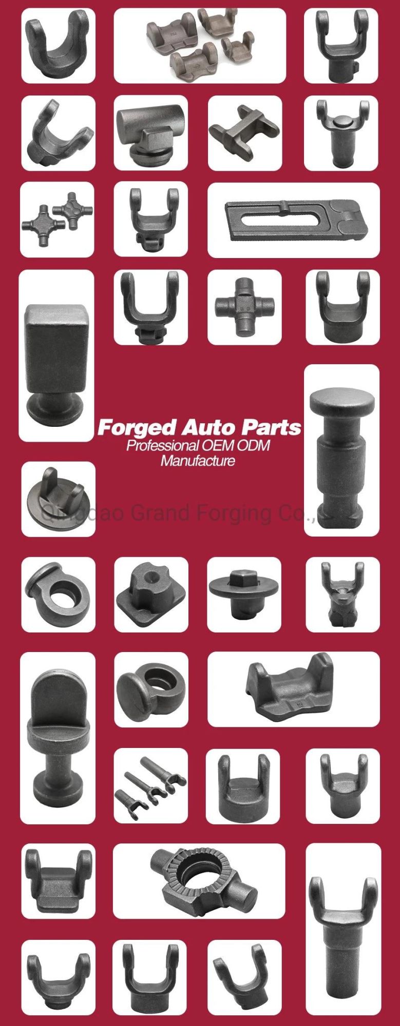 High Quality Drive Shaft Parts Cardan Shaft Parts Flange Yoke Forged Special-Shaped Parts