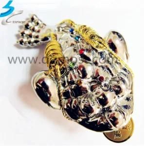 Investment Casting Craft Jewelry Golden Stainless Steel Toad