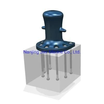 Mooring Bollard Single Bitt Bollard Cast Iron Marine Bollard