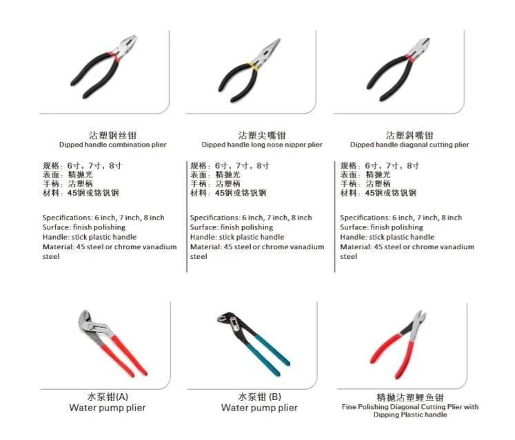 Chrome Plated Diagonal Cutting Plier with Sleeve Stick